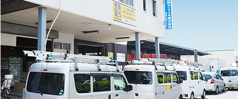 自社倉庫の外観