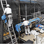 瓦屋根の葺き替え