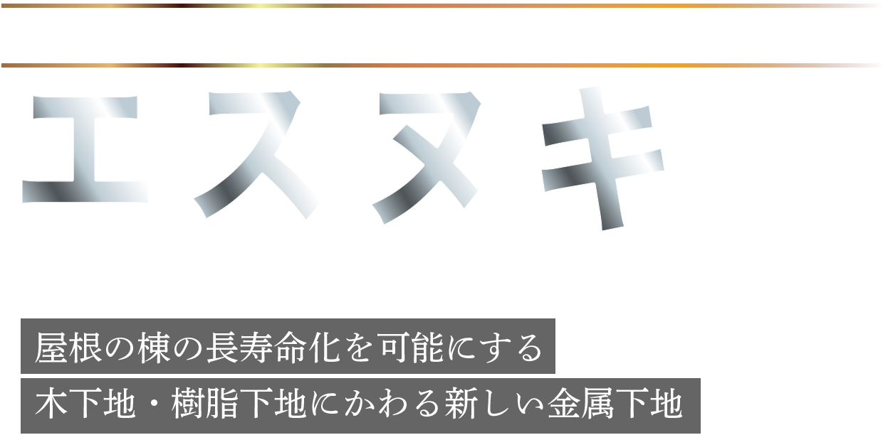 テイガクオリジナル棟板金金属下地エスヌキ