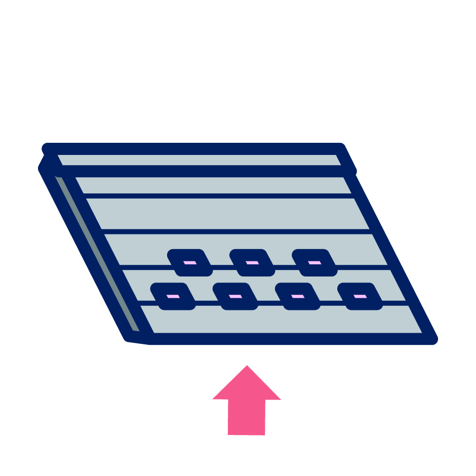 雪止め金具設置