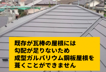 トタン屋根と勾配