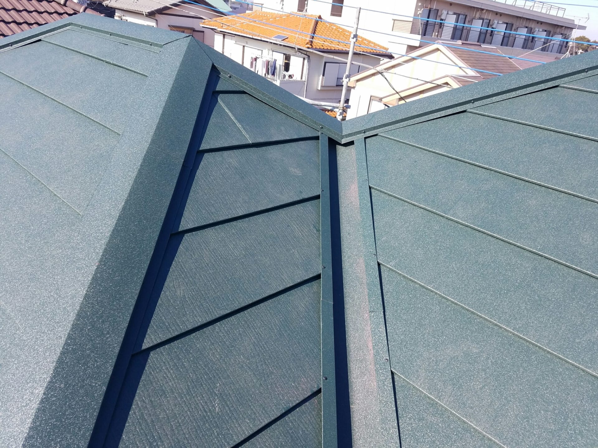 市川市の屋根リフォーム工事 完成
