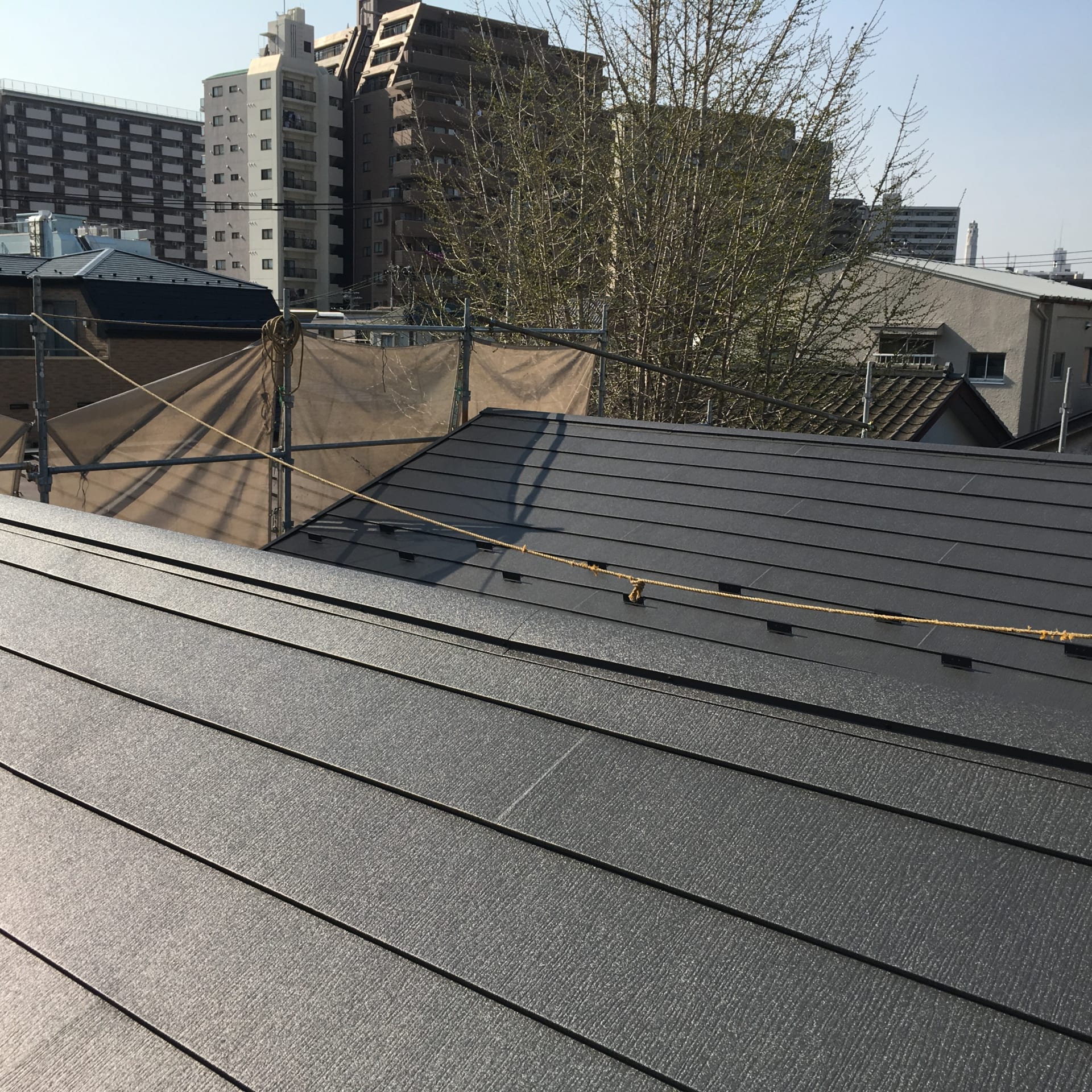 足立区の屋根葺き替え工事 完成