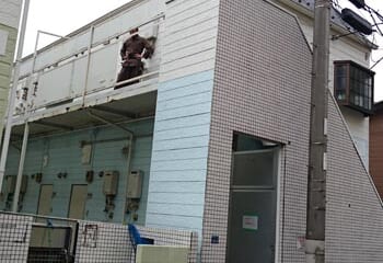 1.東京都練馬区　アパート屋根改修工事　現場調査