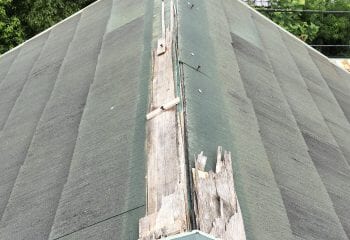 築30年近い過ぎた杉の貫板