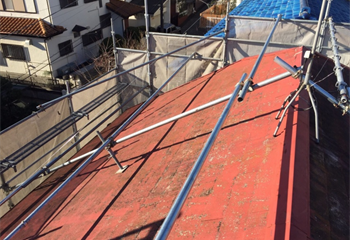 横浜市青葉区の屋根葺き替え工事