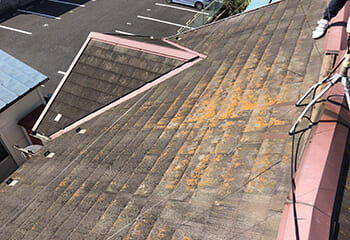 平板スレート屋根