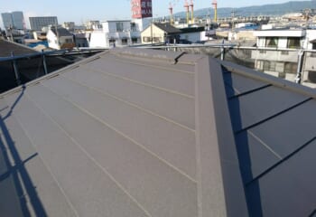 屋根工事完了