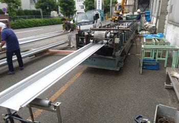 折板屋根の製作