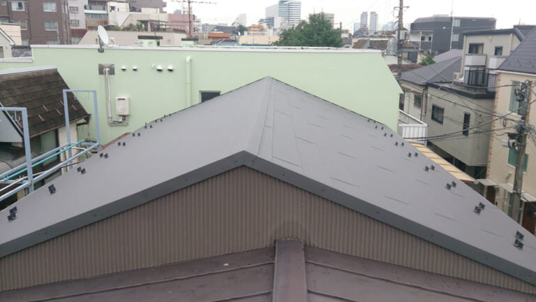 屋根の張替え　完成写真