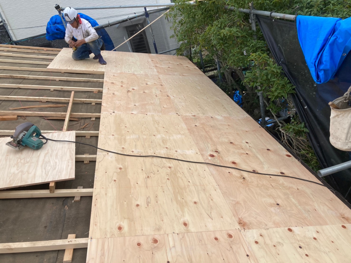 屋根の野地板で用いる構造用合板