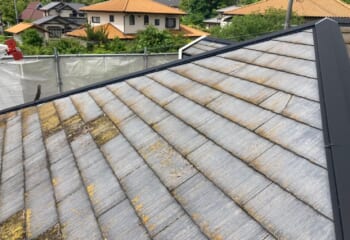 リフォーム工事前の屋根
