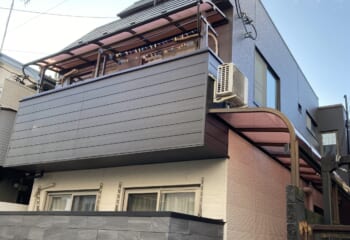 東京都渋谷区-ALC外壁とアスファルトシングルのアパート屋根と外壁をカバー工法でリフォーム