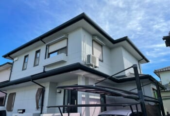 兵庫県明石市 - 築25年屋根カバー工法とALC外壁シーリング打ちと塗装