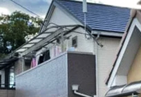 兵庫県宝塚市-切妻屋根のカバー工法＋外壁塗装で外装全体リフォーム