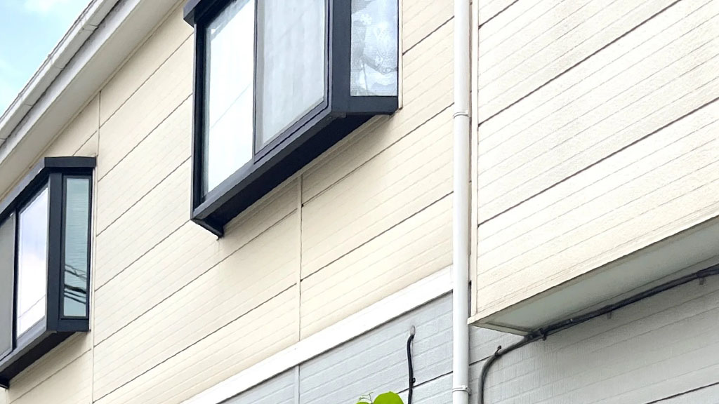 アルミ建材を使用した外壁