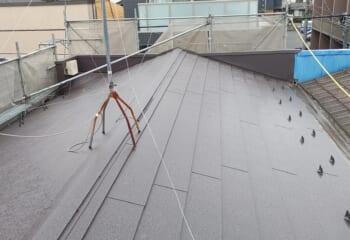 千葉県市原市 - セメント瓦を使ったパラペット屋根を葺き替えリフォーム