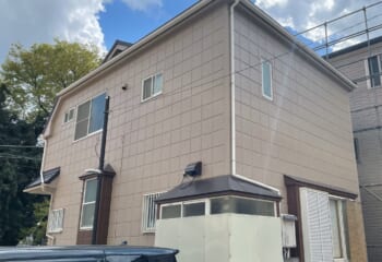 東京都江戸川区 - ALCと金属サイディングの塗装と屋根カバー工法