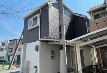 大阪府高槻市 - 金属屋根と金属外壁を用いたオールメタル・リフォーム