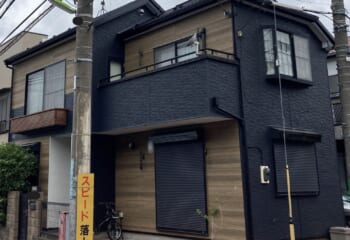 東京都杉並区 - 外壁張り替えとバルコニー解体工事