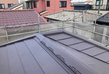埼玉県和光市 - 天窓を取り外してエスヌキ工法で屋根葺き替え