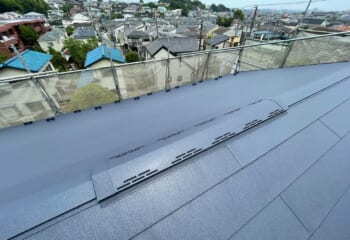 千葉県船橋市 - 屋根通気工法を取り入れた屋根カバー工法