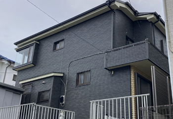 東京都八王子市 - 瓦屋根を葺き替えと外壁カバー工法