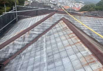 工事前の屋根