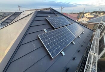 太陽光発電を再び取り付け