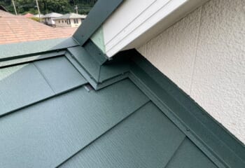 外壁と屋根の接合部