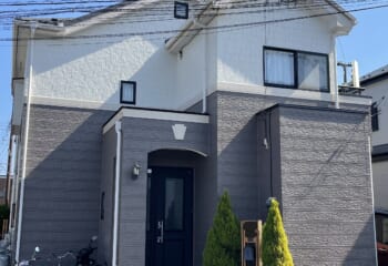埼玉県草加市 - ノンアス屋根のカバー工法と外壁塗装
