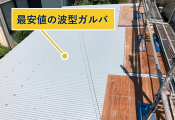 最安値の波型ガルバ