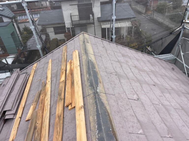 棟板金下地腐食