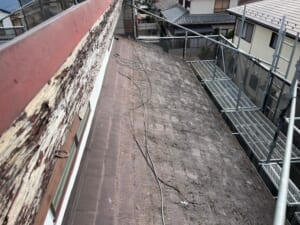 工事前の屋根