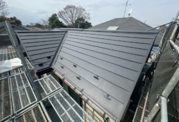 完成した松戸市の屋根