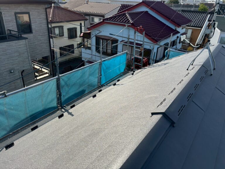 スーパーガルテクト施工後