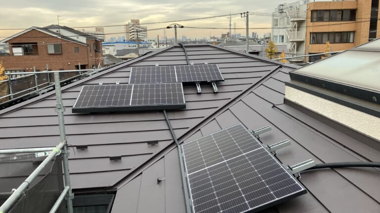 太陽光パネルの設置
