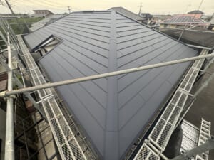 施工後の屋根