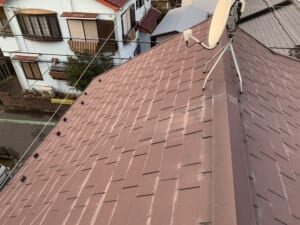 施工前 スレート屋根