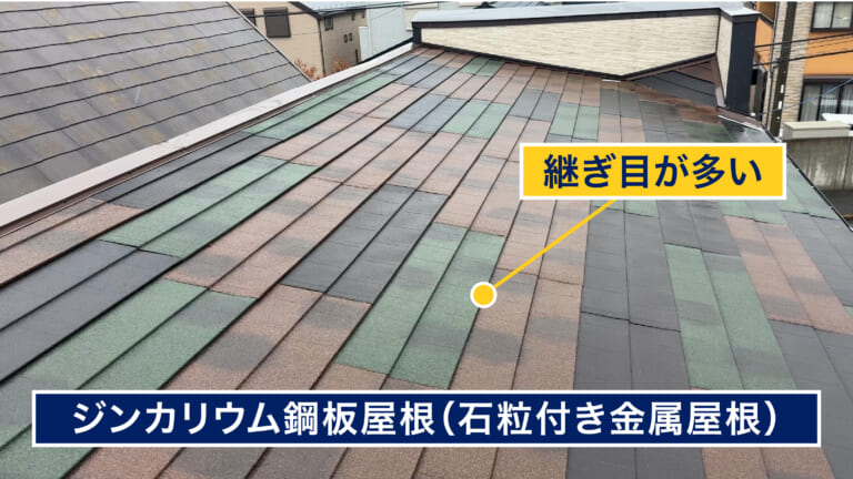 ジンカリウム鋼板屋根