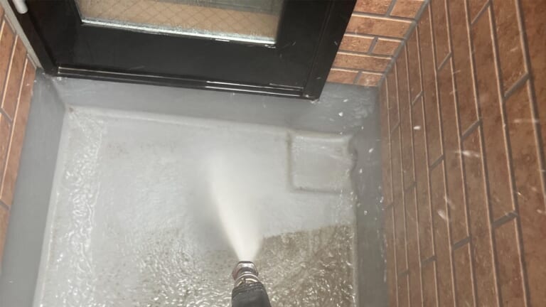 床下トップコートの塗り替え