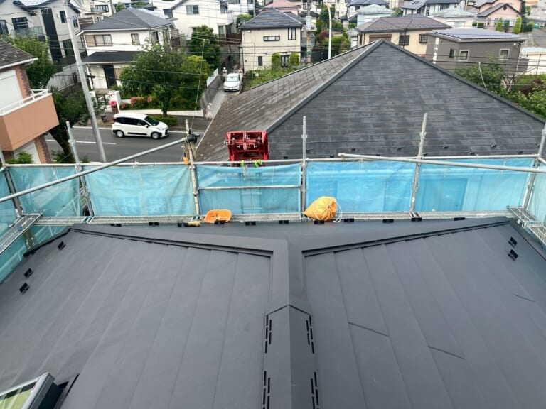 スーパーガルテクト施工後