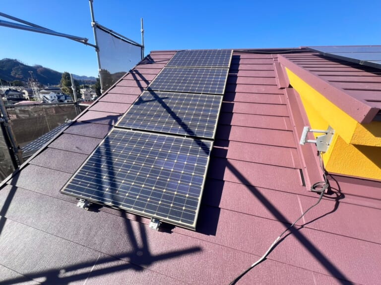 太陽光パネルを再設置