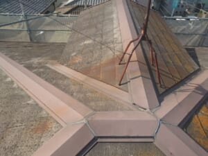 工事前の屋根