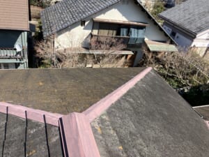 施工前 スレート屋根