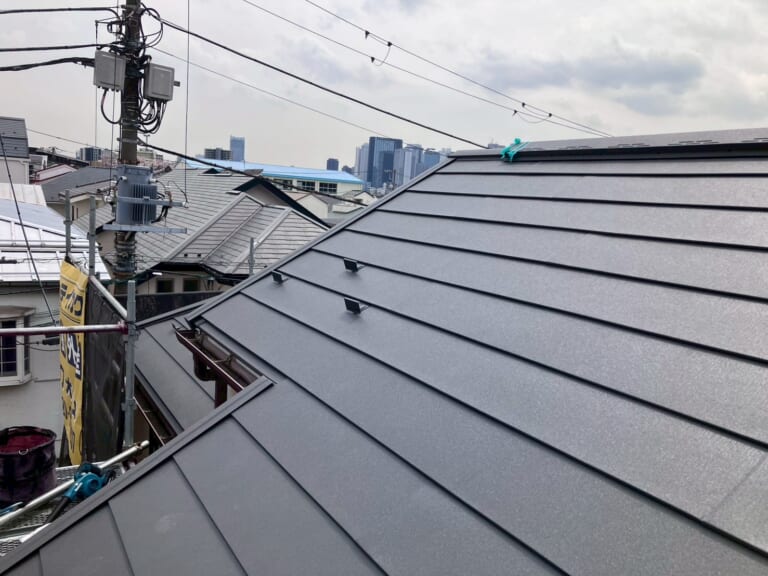 屋根工事後