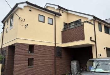 東京都中野区の屋根・外壁工事を行なった家