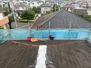 施工前 スレート屋根