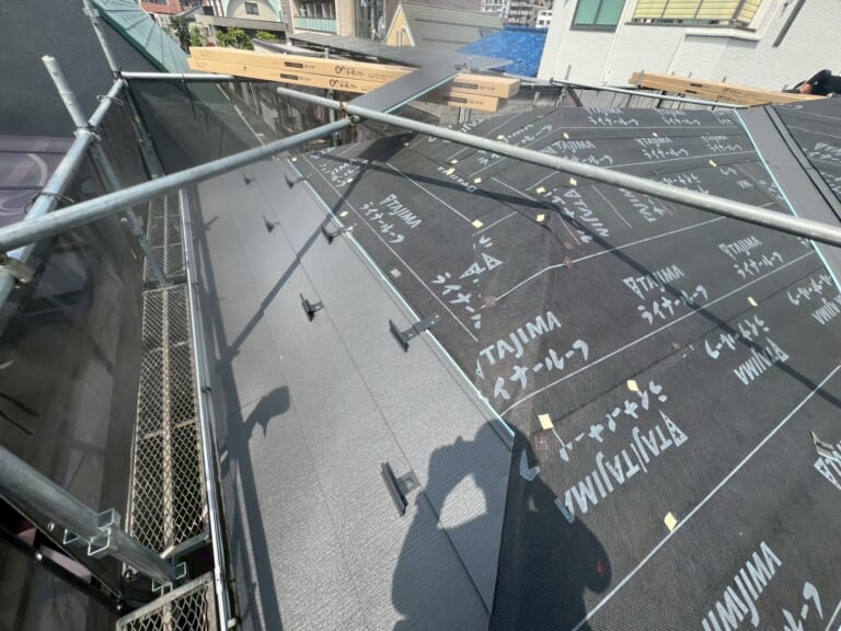 スーパーガルテクト貼り付け