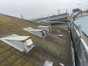 施工前の屋根